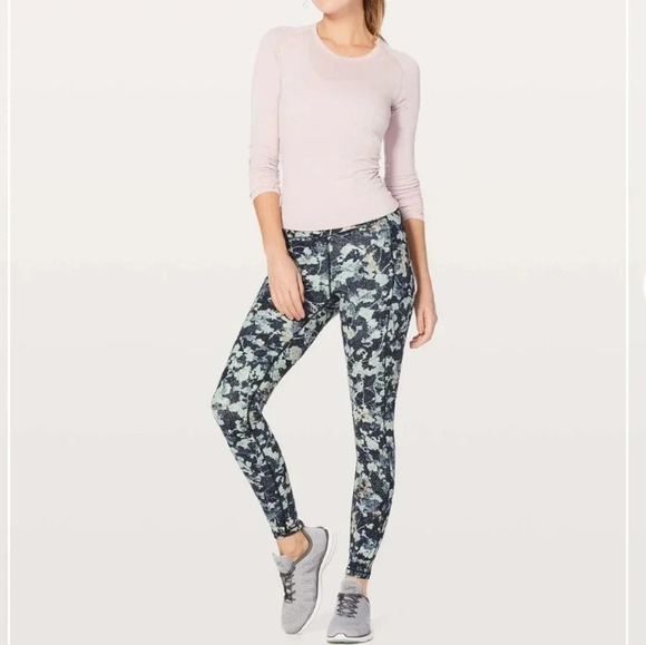 Lululemon Speed Up Tights Leggings Full On Luxtreme 28" in Spring Bloom Multi 6 - Picture 16 of 16